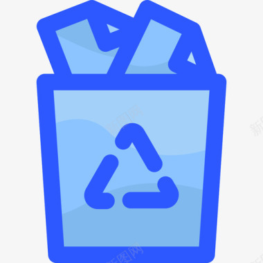 回收容器生态223蓝色图标图标