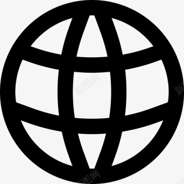 全球支持服务5线性图标图标