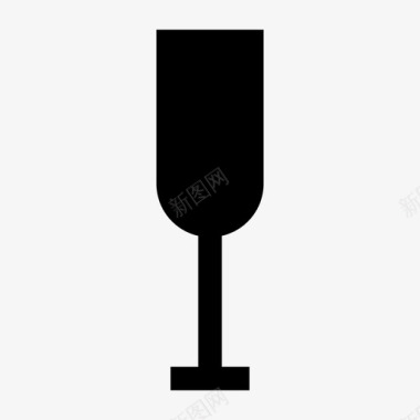 香槟杯饮料厨房图标图标