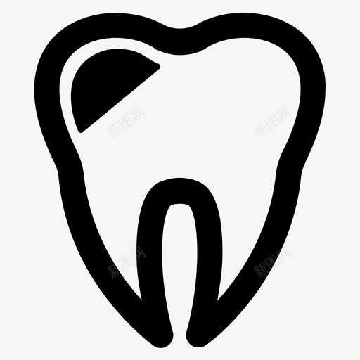 注意事项解剖填充图标svg_新图网 https://ixintu.com 图标 填充 注意事项 牙齿 解剖