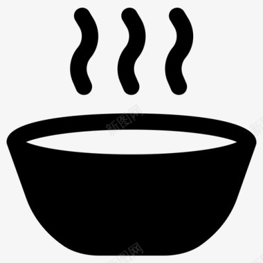 饭碗食物图标图标