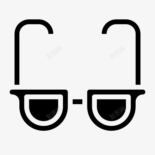 时尚眼镜光学图标svg_新图网 https://ixintu.com 光学 固体 旅行 时尚 眼镜 视觉 阅读