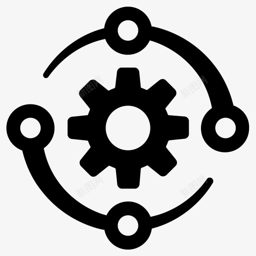 工程机械操作图标svg_新图网 https://ixintu.com 工程 操作 机械 系统 结构