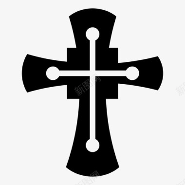 十字架符号天主教基督教符号图标图标