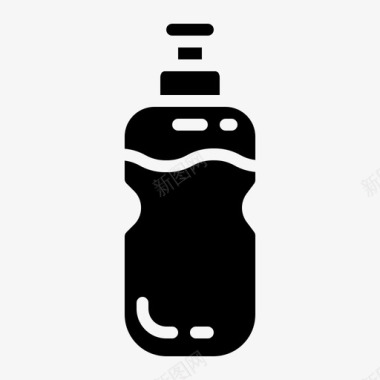 水瓶健康补水图标图标
