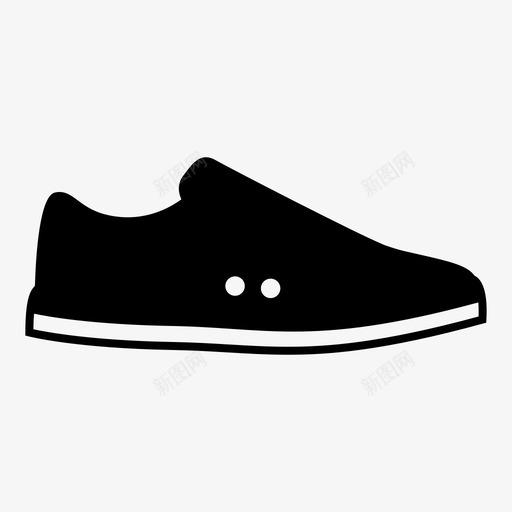 鞋时装鞋类图标svg_新图网 https://ixintu.com 时装 时装鞋 运动鞋 鞋类