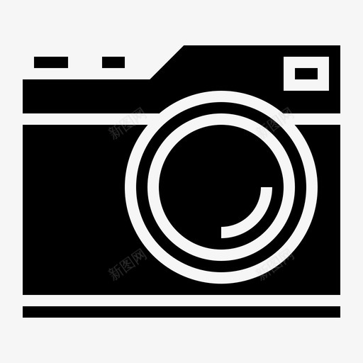 相机数码照片图标svg_新图网 https://ixintu.com 固体 图片 技术 数码 旅行 照片 相机