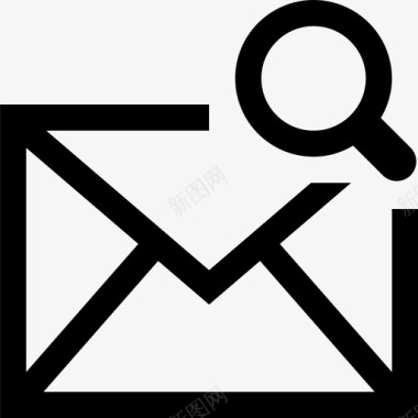 邮箱搜索工具通信信封图标图标