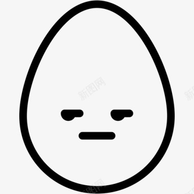 恼人鸡蛋表情图标图标