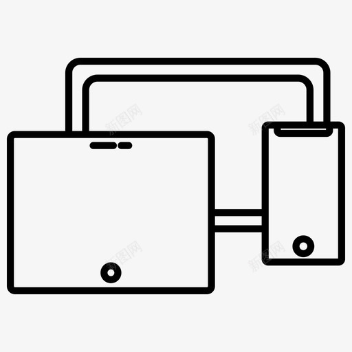 小工具苹果产品设备图标svg_新图网 https://ixintu.com 产品 小工 工具 抽象 苹果 设备