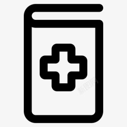 医学手册医学书医生手册图标高清图片
