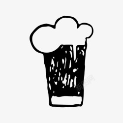 酒吧绘画啤酒酒吧绘画图标高清图片