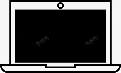 笔记本电脑博客互联网图标svg_新图网 https://ixintu.com 互联网 博客 在线 工作 技术 技术工 电脑 笔记本