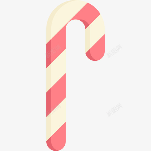 糖果棒圣诞装饰3扁平图标svg_新图网 https://ixintu.com 圣诞 扁平 糖果 装饰