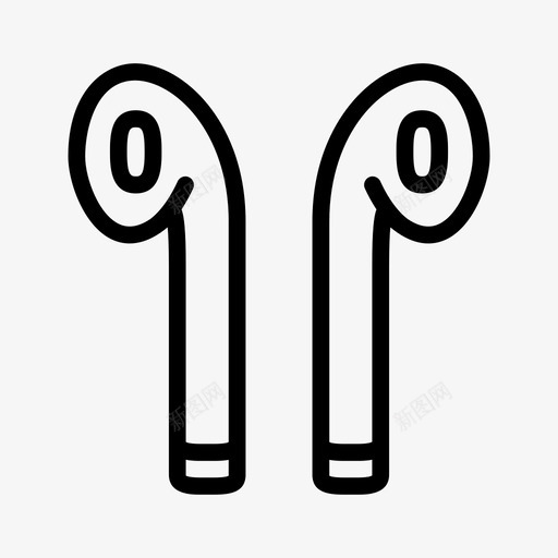 无线耳机耳机音乐图标svg_新图网 https://ixintu.com 声音 无线耳机 耳机 音乐