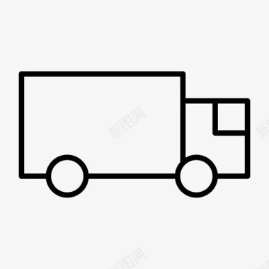 卡车送货卡车移动图标图标