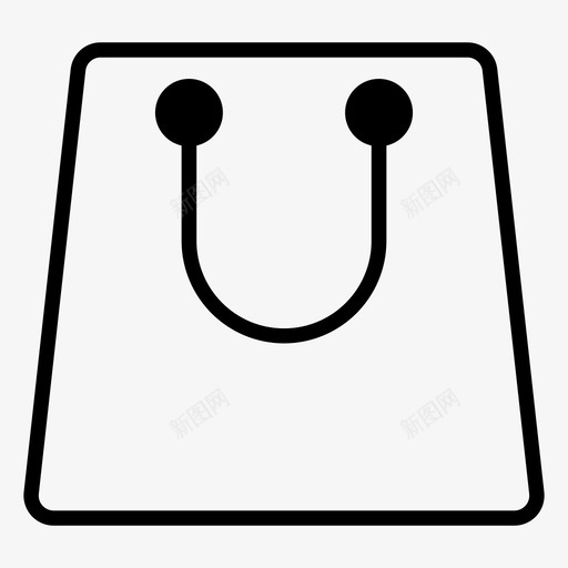 购物袋购买携带图标svg_新图网 https://ixintu.com 女士 手提袋 携带 购买 购物袋