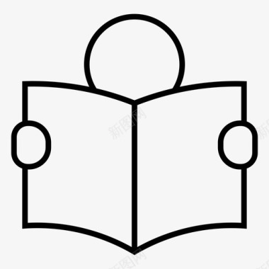 读书教育学习图标图标