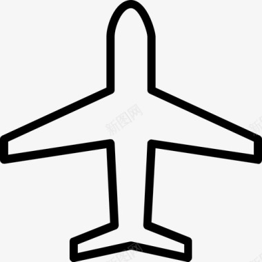 飞机酒店和旅行图标图标
