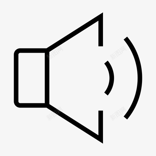 高音量声音扬声器图标svg_新图网 https://ixintu.com 向上 图标 基本 声音 扬声器 音量 高音量