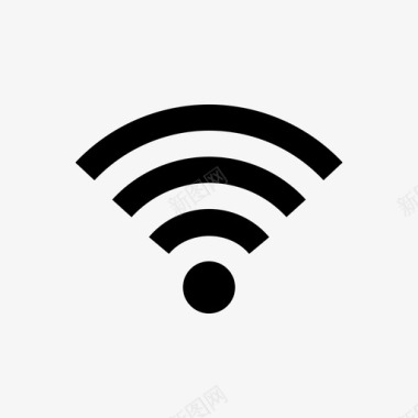 wifi中电平信号广播互联网图标图标