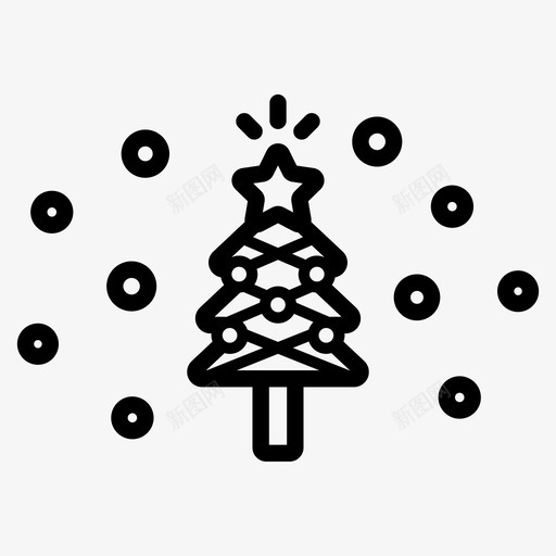 采购产品圣诞树照明圣诞树照明圣诞装饰品图标svg_新图网 https://ixintu.com 产品 圣诞 圣诞树 圣诞节 旅游 照明 白色 装饰品 采购