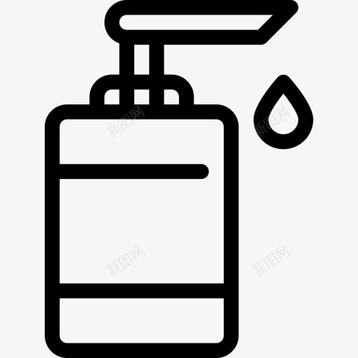 肥皂清洁剂液体图标svg_新图网 https://ixintu.com 洗涤 液体 清洁剂 肥皂