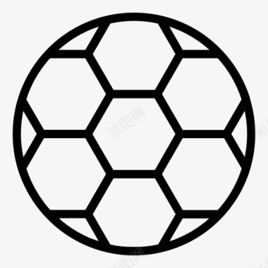 球足球运动图标图标