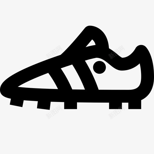 足球鞋足球81直线型图标svg_新图网 https://ixintu.com 直线 线型 足球 足球鞋