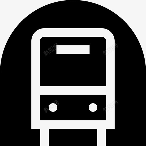地铁公共交通18满载图标svg_新图网 https://ixintu.com 交通 公共 地铁 满载
