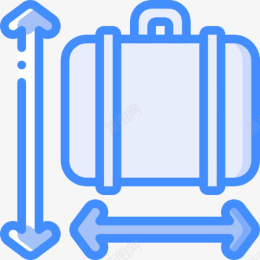 行李旅行配件3蓝色图标图标