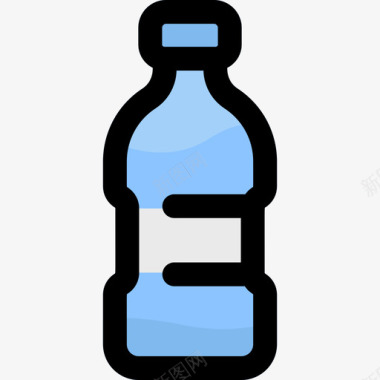 瓶生态225线性颜色图标图标