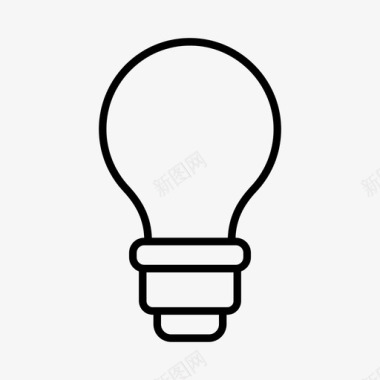 灯泡电气电工图标图标