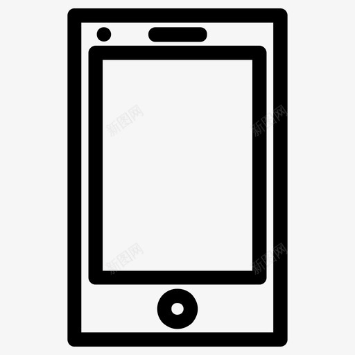 手机电子智能手机图标svg_新图网 https://ixintu.com 手机 智能 电子