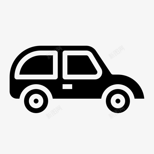 汽车驱动运输图标svg_新图网 https://ixintu.com 固体 汽车 车辆 运输 驱动