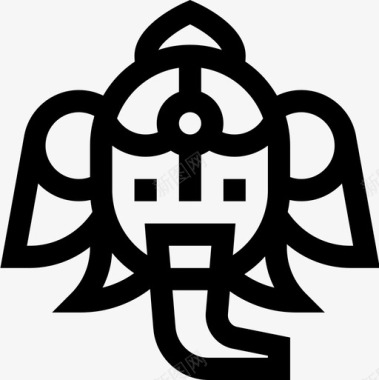 甘尼萨宗教25直系图标图标
