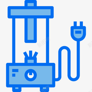 赖斯家用电器5蓝色图标图标