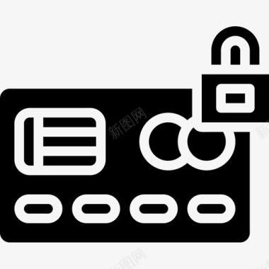 信用卡商业142实心图标图标