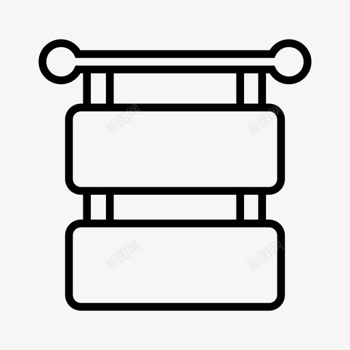 标牌广告牌显示屏图标svg_新图网 https://ixintu.com 广告牌 显示屏 标牌 路标