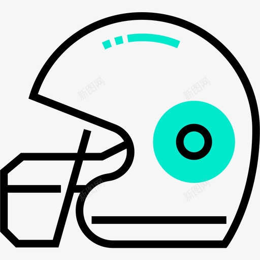 头盔美式橄榄球20单色图标svg_新图网 https://ixintu.com 单色 头盔 橄榄球 美式
