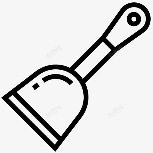 翻转器烹饪厨具图标svg_新图网 https://ixintu.com 厨具 厨房 工具 烹饪 翻转