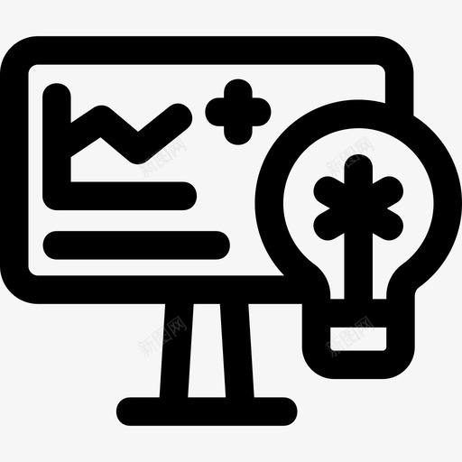 计算机策略37线性图标svg_新图网 https://ixintu.com 策略 线性 计算机