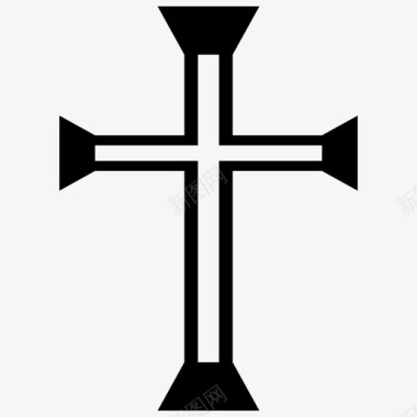 基督教符号天主教耶稣基督图标图标