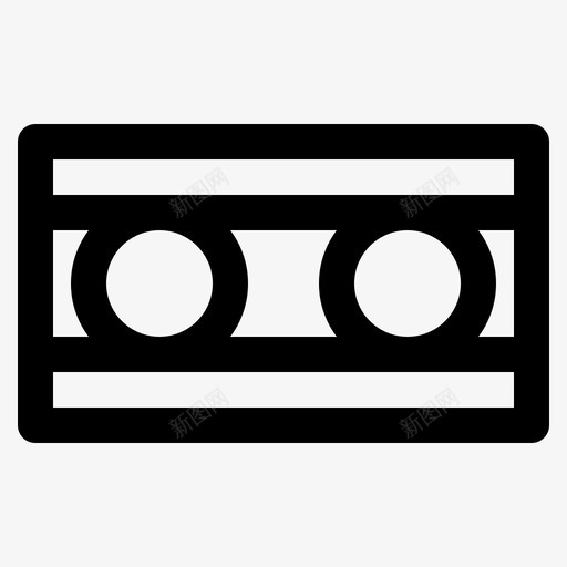 卡带音乐播放器图标svg_新图网 https://ixintu.com 关于 卡带 所有 播放器 视频 音乐