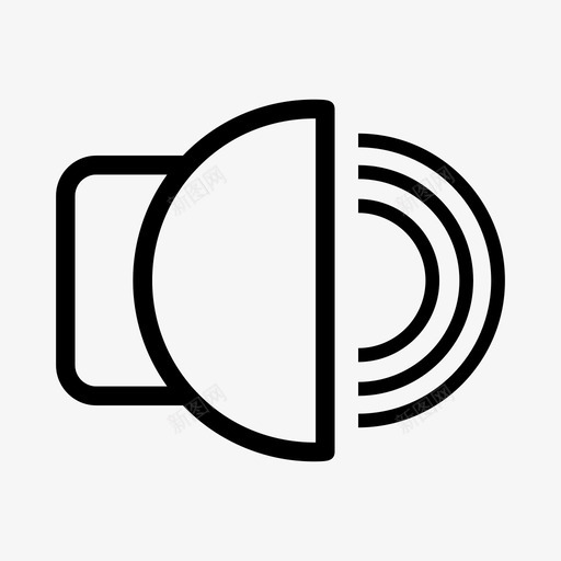 扬声器扩音器音乐图标svg_新图网 https://ixintu.com 声音 多媒体 扩音器 扬声器 收音机 音乐