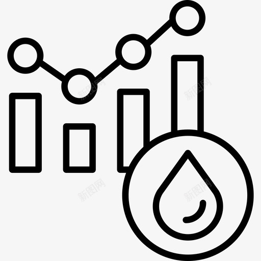 分析水8概述图标svg_新图网 https://ixintu.com 分析 概述