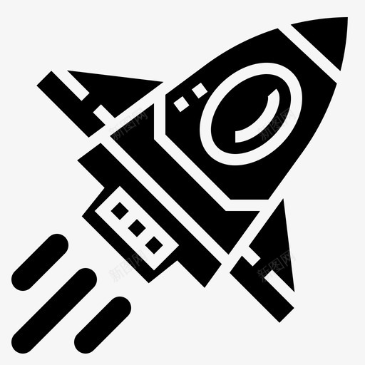 宇宙飞船探索航天飞机图标svg_新图网 https://ixintu.com 宇宙飞船 技术 探索 航天 航天飞机 运输