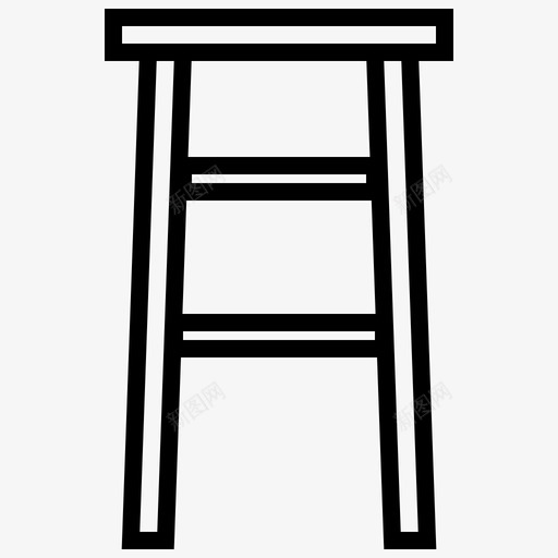 椅子咖啡厅家具图标svg_新图网 https://ixintu.com 咖啡厅 室内 家具 房间 椅子 设计 设计家
