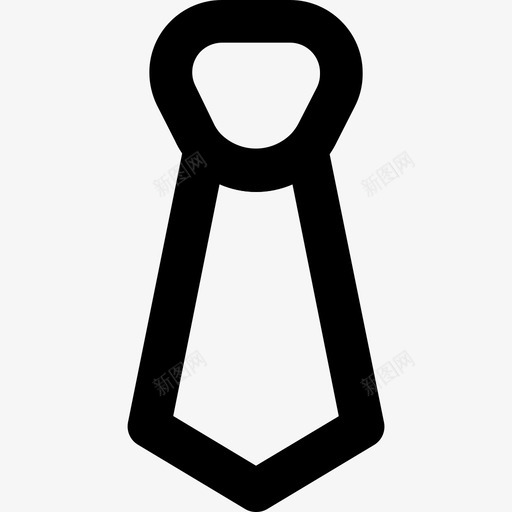 领带商务管理图标svg_新图网 https://ixintu.com 创业 商务 康斯 管理 西装 领带