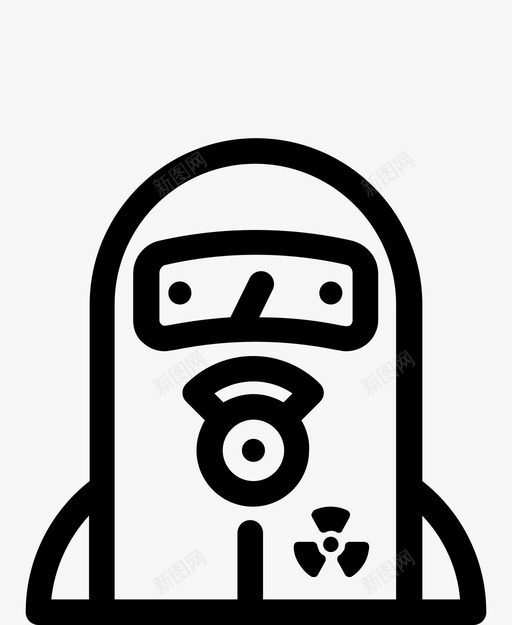 辐射服启示录危险品服图标svg_新图网 https://ixintu.com 危险品 启示录 核安全 用户 辐射